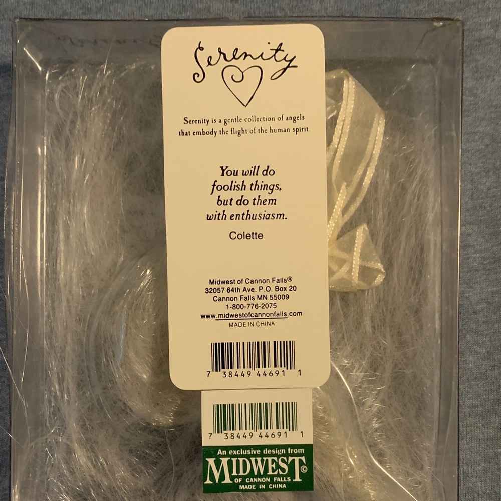 Angel Ornament with Ribbon - Picture 2 of 11